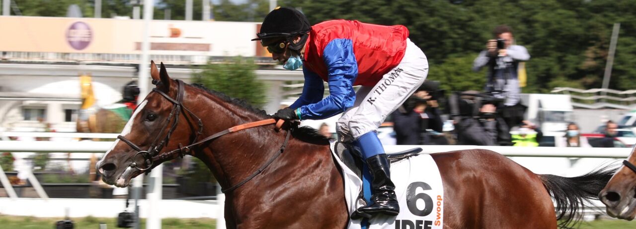 In Swoop siegt unter Ronan Thomas im IDEE 151. Deutsches Derby, Gr.1